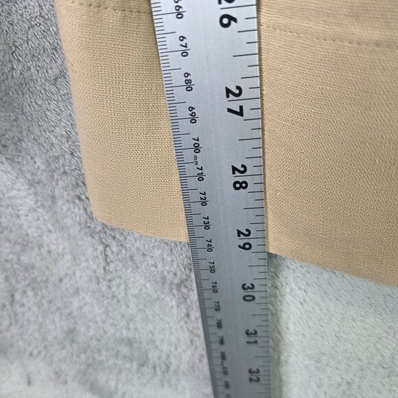 Womens Ingrid & Isabel Maternity Smocked Waist Tan Linen Blend Pants Size S - Picture 7 of 9